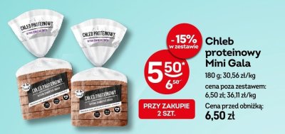Chleb proteinowy Mini Gala promocja w Żabka