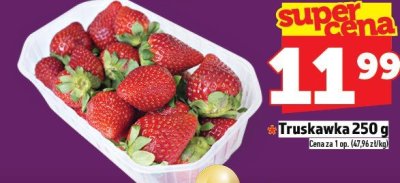 Truskawka 250 g promocja w TOPAZ