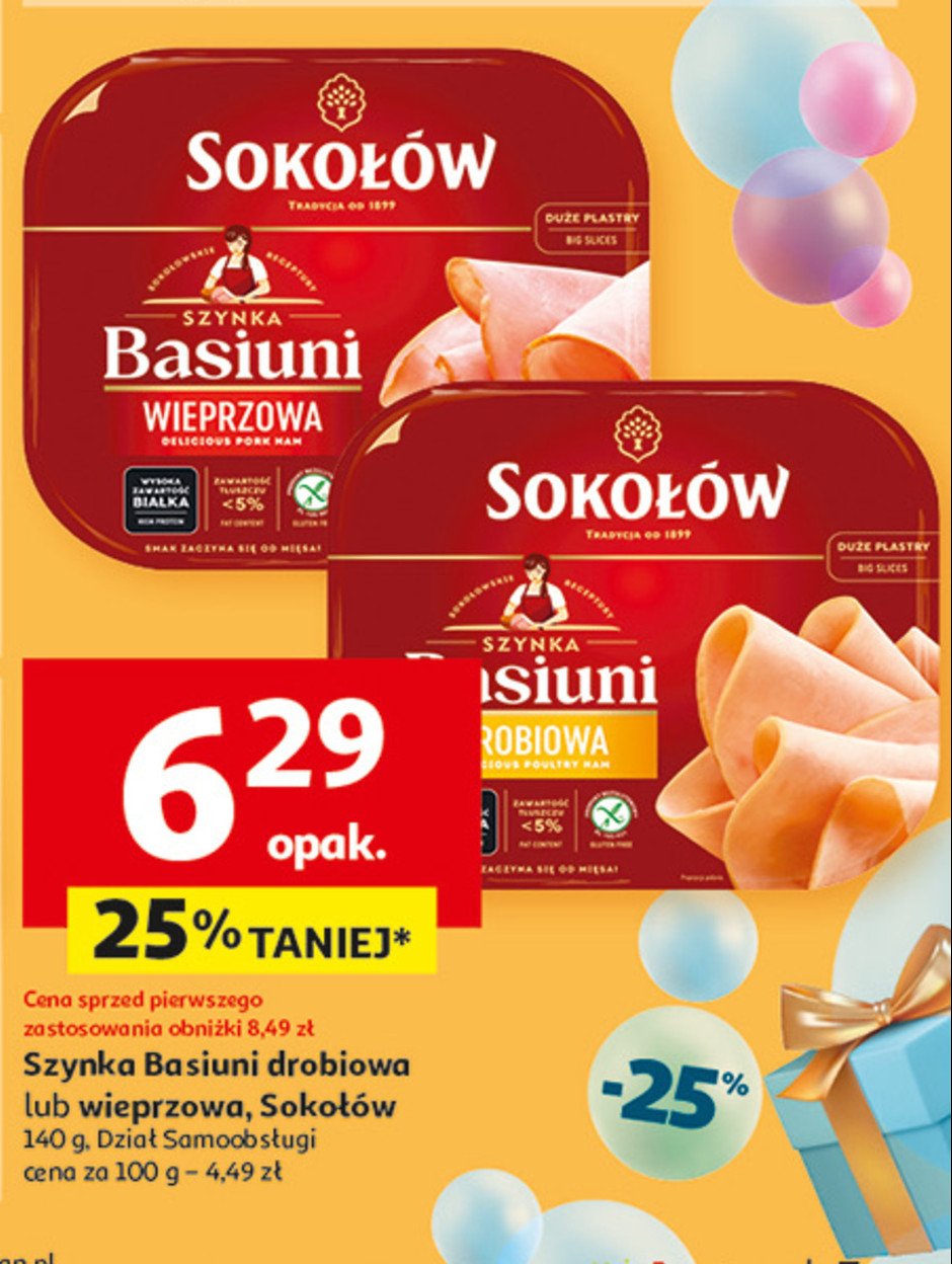 Szynka basiuni drobiowa Soko艂贸w promocja