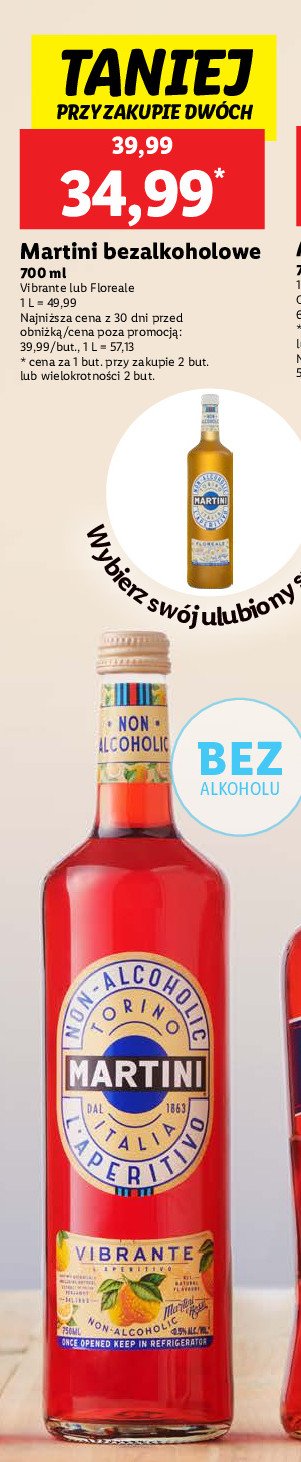 Vermut Martini aperitivo promocja w Lidl