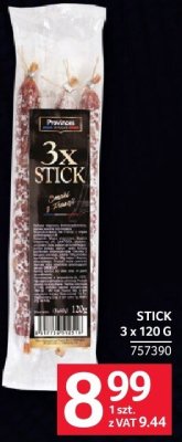 Stick 3 x 120 g promocja w Selgros