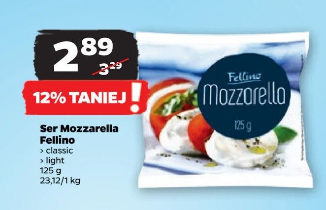 Mozzarella light Fellino promocja
