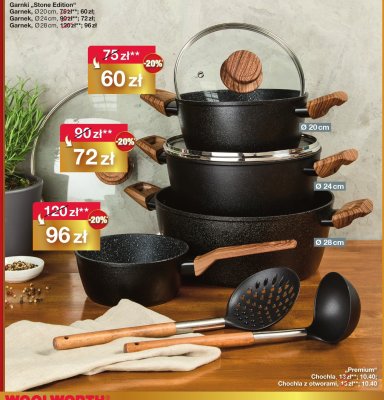 Garnek Stone Edition Ø24cm promocja w Woolworth