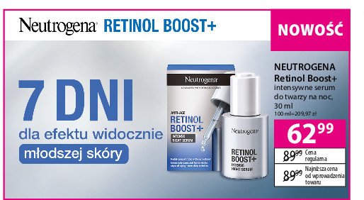 Serum przeciw starzeniu si臋 sk贸ry Neutrogena retinol boost promocja