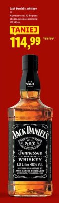 Whisky Jack Daniel's 1 l promocja w Lidl