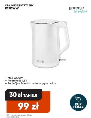 Czajnik elektryczny K15DWW promocja w Max Elektro