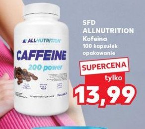 Tabletki na pamięć i koncentrację caffeine 200 power Allnutrition promocja w Kaufland