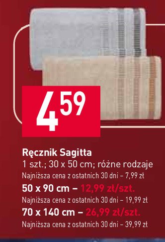 R臋cznik sagitta 50 x 90 cm promocja