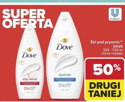 Żel pod prysznic Dove różne rodzaje promocja w Carrefour Market