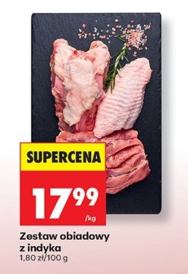 Zestaw obiadowy z indyka promocja w Biedronka