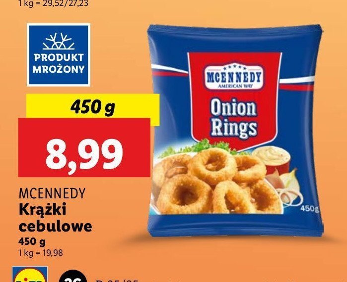 Krążki cebulowe Mcennedy promocja