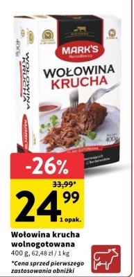 Wołowina krucha wolnogotowana  promocja w Intermarche