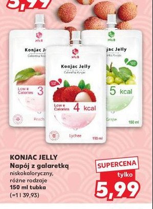 Galaretka konjac brzoskwiniowa JELLY.B promocja w Kaufland
