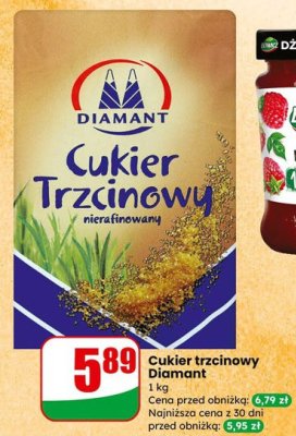 Cukier trzcinowy Diamant promocja w Dino