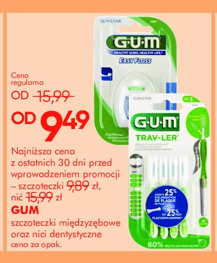 Szczoteczki międzyzębowe Gum promocja