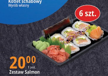 Zestaw sushi salmon SUSHI E.LECLERC promocja