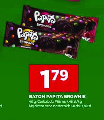 Baton brownie chocolate Papita promocja