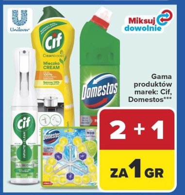 Środki czystości Cif promocja w Carrefour