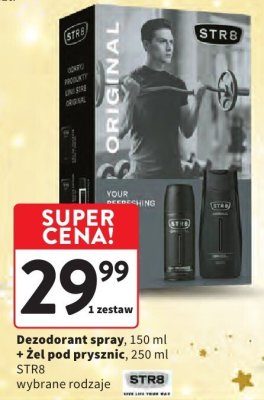 Dezodorant spray STR8 + Żel pod prysznic promocja w Intermarche