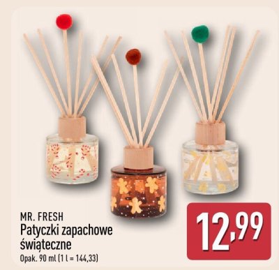 Patyczki zapachowe MR. FRESH Patyczki zapachowe świąteczne promocja w Aldi