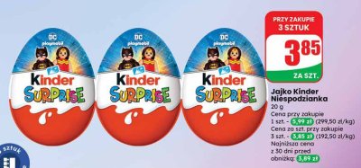 Jajko Kinder Niespodzianka promocja w Dino