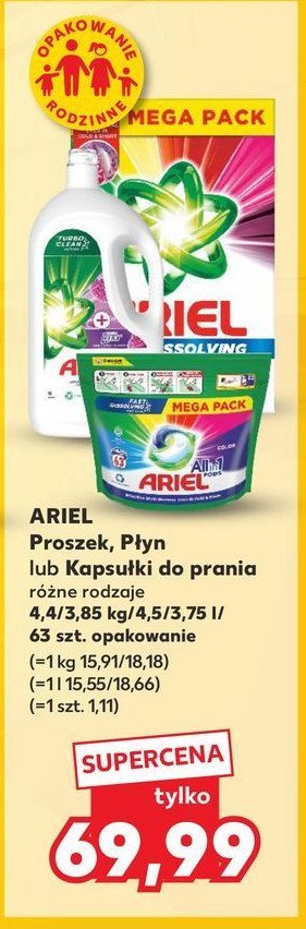 Proszek do prania Ariel color promocja