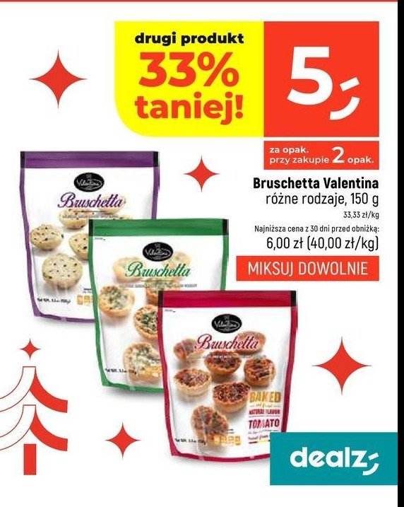 Bruschetta z pomidorami VALENTINA promocja