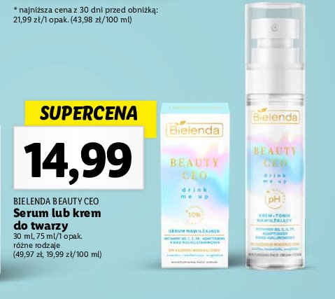 Serem nawilżające do twarzy do każdego rodzaju cery Bielenda beauty ceo promocja
