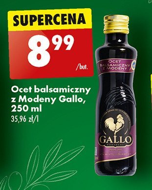 Ocet balsamiczny z modeny Gallo promocja