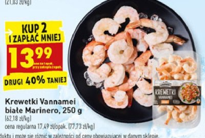 Krewetki białe gotowane Marinero promocja