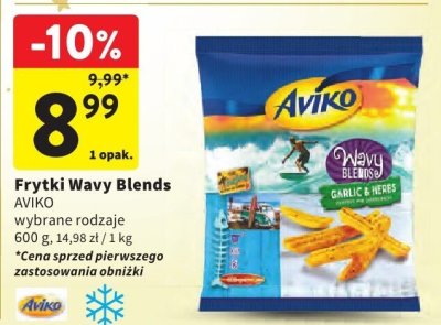 Frytki Wavy Blends AVIKO promocja w Intermarche