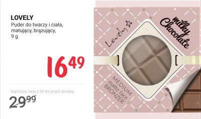 Puder do twarzy i ciała, matujący, brązujący  promocja w Rossmann