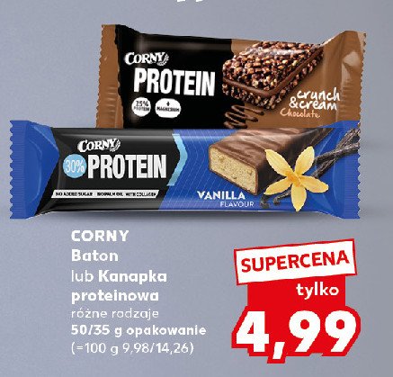 Baton waniliowy CORNY promocja