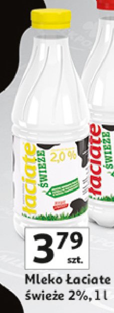 Mleko Łaciate 2% promocja w Auchan