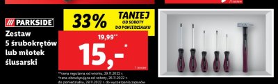 Zestaw śrubokrętow Parkside promocja