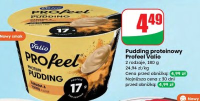 Pudding proteinowy Profeel Valio 2 rodzaje promocja w Dino