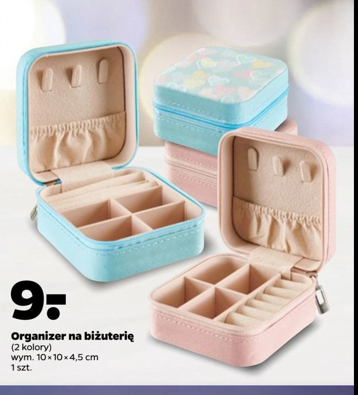 Organizer na biżuterię 10 x 10 x 4.5 cm promocja w Netto