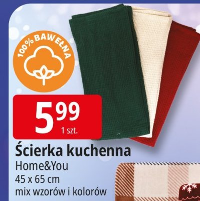 Ścierka kuchenna Home&You promocja w Leclerc