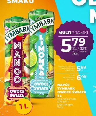 Napój Tymbark owoce świata mojka 1 l promocja w Duży Ben