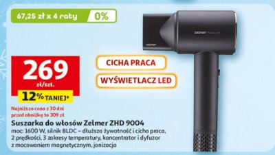 Suszarka do włosów Zelmer ZHD 9004 promocja w Auchan