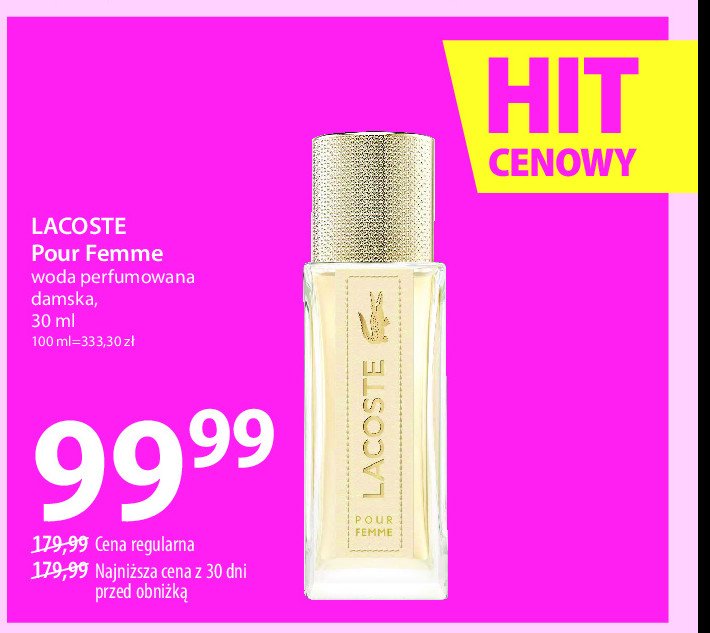 Woda perfumowana Lacoste Pour Femme White promocja