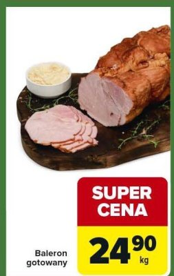 Baleron gotowany promocja w Carrefour Express