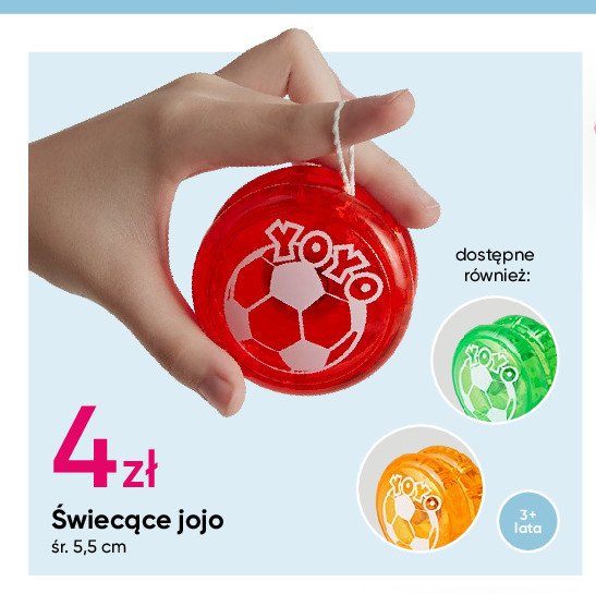 Jojo świecące 5.5 cm promocja w Pepco