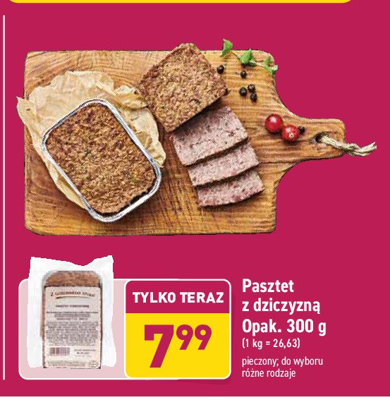 Pasztet z dziczyzn膮 promocja