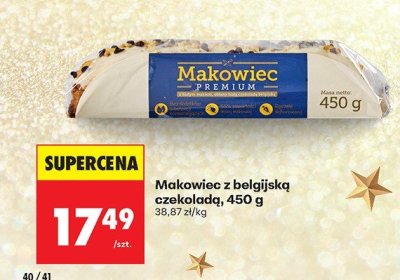 Makowiec z belgijską czekoladą Premium promocja w Biedronka