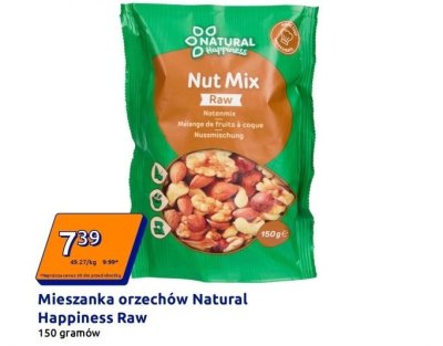 Mieszanka orzechów Natural Happiness Raw promocja w Action