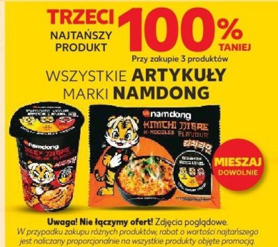 Artykuły marki Namdong promocja w Kaufland
