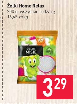 Żelki misie Home relax promocja