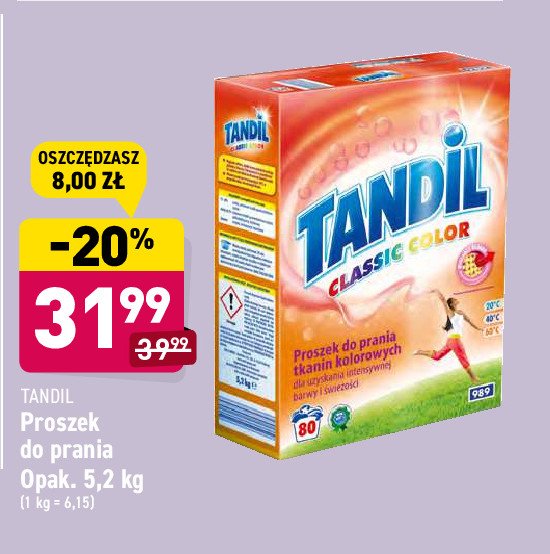 Proszek do prania classic kolor Tandil promocja