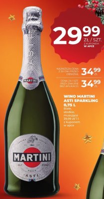 Wino Martini Asti Sparkling 0,75 L białe, słodkie, musujące promocja w Duży Ben